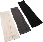 [Toyvian] Loose Fit Uv Blocking Arm Sleeves 6 Pairs Cooling Chinlon/nylon Anti-slip Men's Arm Covers for Outdoor Driving Uv Protection