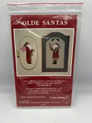 NEW COUNTRY APPLIQUES 1776 LIBERTY SANTA & ST NICHOLAS APPLIQUE PATTERN