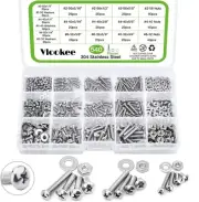 540PCS Machine Screws Assortment Kit 56 4 40 6 32 Phillips Pan Head NEW AU