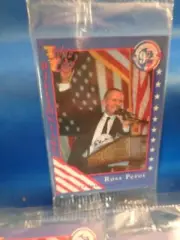 DECISION '92 - ROSS PEROT / 1992 WILD CARD (9) PROMO CARD PACKS + (1) PRESIDENTS