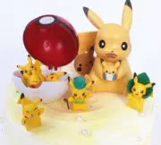 3D Pokemon Pokeball Figurine Toy Model Dessert Decoration Cake Topper BALL ONLY