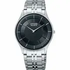 CITIZEN AR3010-65E Eco-Drive Ultra Thin Black Dial Dress Watch Japan