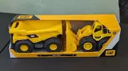 Cat Mini Crew Dump Truck & Wheel Loader Caterpillar Construction Kids Youth Toy
