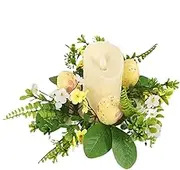 Easter Egg Candle Rings,Decorative Candle Holder Ring | Spring Artificial Candle Wreath for Home Decor, Easter Candle Holder Rings, Door Table Centerpiece