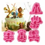 Baby 3D Safari Animal Silicone Fondant Sugarcraft Molds By Icing Petals