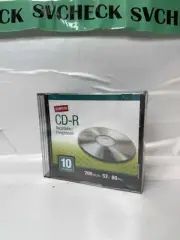 Staples 32370 CD-R 10 Pack with Jewel Cases 700MB