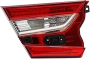 Left/Right Side Tail Lamp，Compatible for ACCORD Sedan 2018 2019 2020 Rear Tail Light Brake Lamp with(Medial-Left)