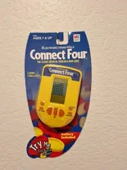 New Connect Four Sealed Vintage Milton Bradley 2002 Hasbro Handheld Game