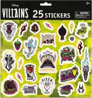 DISNEY Villains Evil Queen Jafar Scar Ursula Maleficent Dr. Facilier Stickers