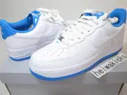 NIKE AIR FORCE 1 ’07 WHITE/WHITE-LT PHOTO BLUE DR9867-101 US10.5