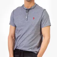 在飛比找樂天市場購物網優惠-U.S. POLO ASSN. 細條紋T恤 短袖電繡 男裝 