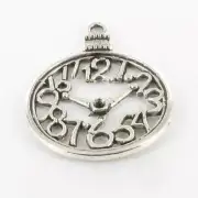 Charm Metal Clock Silver