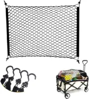Outdoor Cart Camping Car Net Pocket Small Cart Screen Garden Fixed Mesh Bag S...