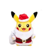 Pokmn Warm Christmas Gift Anime Pikachu Santa Plush Doll Plush Toy