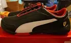 PUMA SF Kart Cat III Black/White/Red Size Mens US 9, NEW With Box