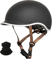 Open Face Motorbike Half Helmet Retro Motorcycle Helmet Half Shell Helmet ECE Approved for Adults Motorcycle Cruiser Scooter