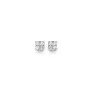 9ct Gold Diamond Stud Earrings