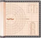 Silicone Baking Mat 26X16 Inch Non-Stick W/ Measurements for Dough Pizza Fondant