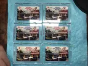 SET 6 TEST SPECIMEN }MCDONALDS VIP BLUE. EMPLOYEE RED PHONECARD 40h Anniversary