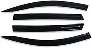 FUWKAIZS Deflector Windshield Compatible for Hyundai Santa Fe Santafe 2019 2020 2021 2022 2023 2024 Weathershield Car Side Window Visor Rain Guard