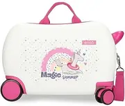 [Enso] Magic Summer Children's Suitcase, White, Children's Suitcase