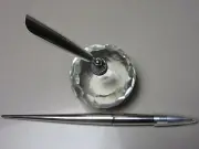 Wedding/Engagement Registry Office Signing Diamond Crystal Cut Pen/Guest Book