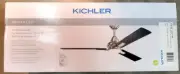 Kichler Lighting 300031 SBK Kosmus Ceiling Fan LED Light Black Silver NEW in Box