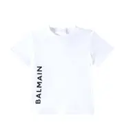 [Balmain Kids] Balmain Kids Logo cotton T-shirt M 12 white