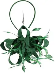 [MERRYHAPY] Stylish Fascinator Hat 1920s Headband for Women Perfect for Cocktail Wedding