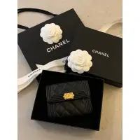 在飛比找蝦皮購物優惠-Limit精品✔️Chanel 香奈兒 經典黑金扣配色 Bo