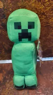Minecraft Creeper Plush Stuffed -9" Tall -Green - NWT