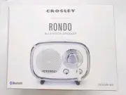 Crosley Rondo Retro Classic Design Bluetooth Speaker With Hands Free Calling