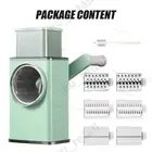 New Kitchen Vegetable Food Manual Rotary Drum Grater Chopper Slicer Fruit Cutter