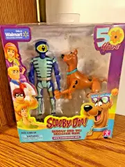 Scooby-Doo! 50 Years Scooby Doo & Skeleton Man Figure Toy RARE BRAND NEW SEALED