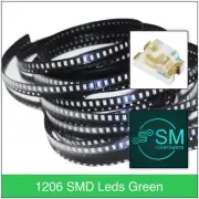 200pcs 1206 SMD GREEN 520nm LED Electronics Components Light Emitting Diodes