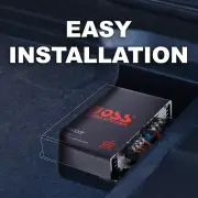 BOSS Audio A/B 4 Channel Amplifier 2/8 Ohm High/Low Level Inputs 400 High Output