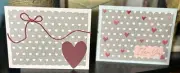 Valentine Cards, Handmade, One Of A Kind , Love, Hearts