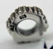 New Authentic Pandora Sterling Silver Tic Toc Spacer charm bead 79262 790262