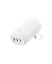 BoostCharge 3-Port USB-C Wall Charger with PPS 67W, USB-C PD Charging Adapter
