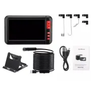2M/6.5Ft Soft Cable Industrial Endoscope 1080P HD 4.3in Screen Borescope Camera