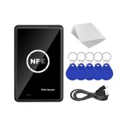 RFID NFC Copier Duplicator 13.56KHz Key Fob NFC Smart Card Reader Writer 13.56MHz Encrypted Programmer USB UID T5577 As Shown