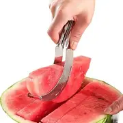 304 Stainless Steel Knife Corer Fruit and Vegetable Tools Watermelon Artifact Slicing Knife Watermelon Clip Kitchen Accessories 304不锈钢刀去核器果蔬工具西瓜神器切片刀西瓜夹厨房配件/572