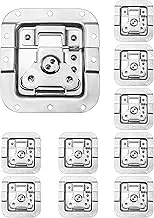 QWORK Road Case with Recessed Latch, Heavy Duty Recessed Butterfly Twist Catch, 10 Pack for Pro Audio Gear