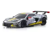 Kyosho RC Mini Z CHEVY CORVETTE C8R RWD 20TH -RTR- *Chrome/Yellow* #32356CRY