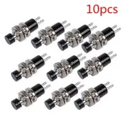 10pcs Switch Lockless Momentary On/off Push Button Microature