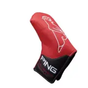 HC-U2302 Ping MrPing JAPAN Putter Head Cover Blade Red Golf Magnetic open Pile