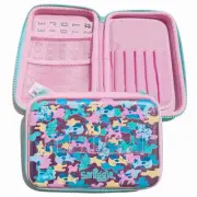 Pencil case, pen case, hard zip, smiggle, smiggle, cat pattern #601491