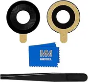MMOBIEL Back Rear Camera Real Glass Lens Compatible with iPhone XR 6.1 inch incl Tweezer Cleaning Cloth