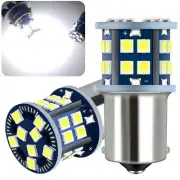 2PCS 12V 6000K White 67 89 97 631 5008 R5W R10W 1156 28-SMD LED Bulbs Mini BA15S (for: Mini)