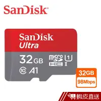 在飛比找蝦皮商城優惠-SanDisk Ultra microSDHC UHS-I 